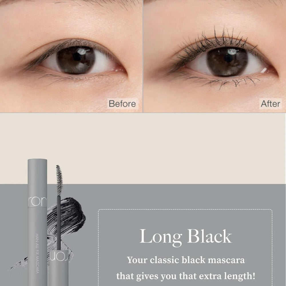 
                      
                        Rom&nd Han All Fix Mascara Long 柔魅得持久不晕染睫毛膏 7g
                      
                    