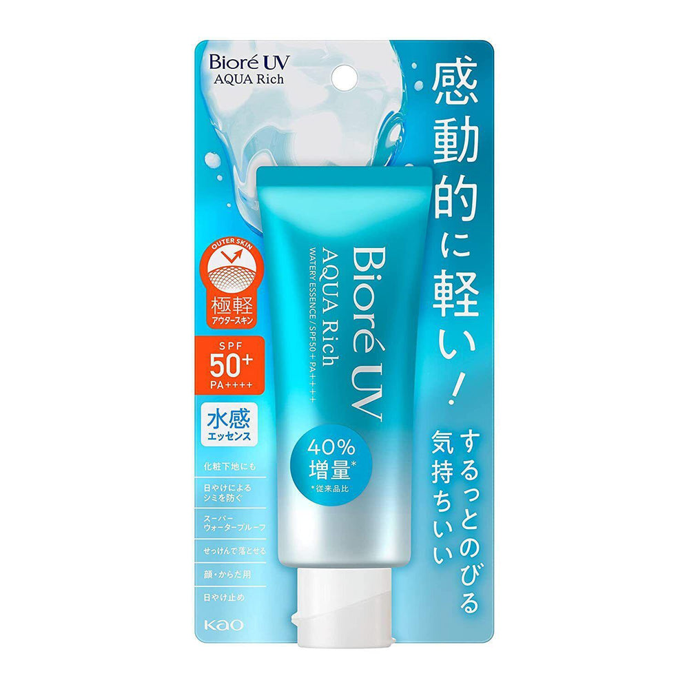 NEW Version KAO Biore UV Aqua Rich Watery Essence SPF50+PA++++ 70ml