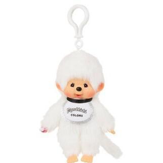 Monchhichi Sekiguchi Colors White Keychain  蒙奇奇白色钥匙扣