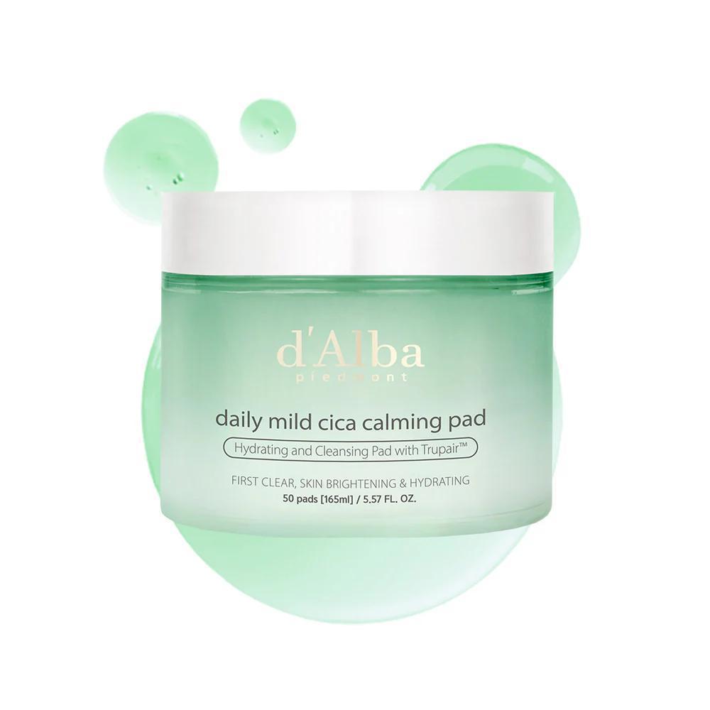 D'Alba White Truffle Daily Mild Cica Calming Pad 黛尔珀白松露每日温和积雪草保湿棉片 165mL