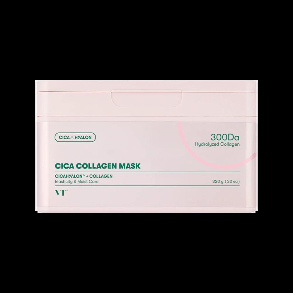 VT COSMETICS Cica Collagen Mask 薇缔微针精华两部曲面膜 30Pcs