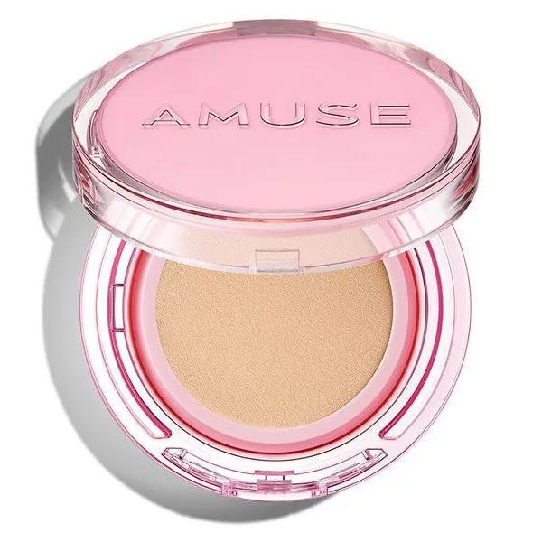 
                      
                        AMUSE Dew Power Vegan Cushion 24小时持久半水光奶油肌纯素气垫SPF50+ PA++++
                      
                    