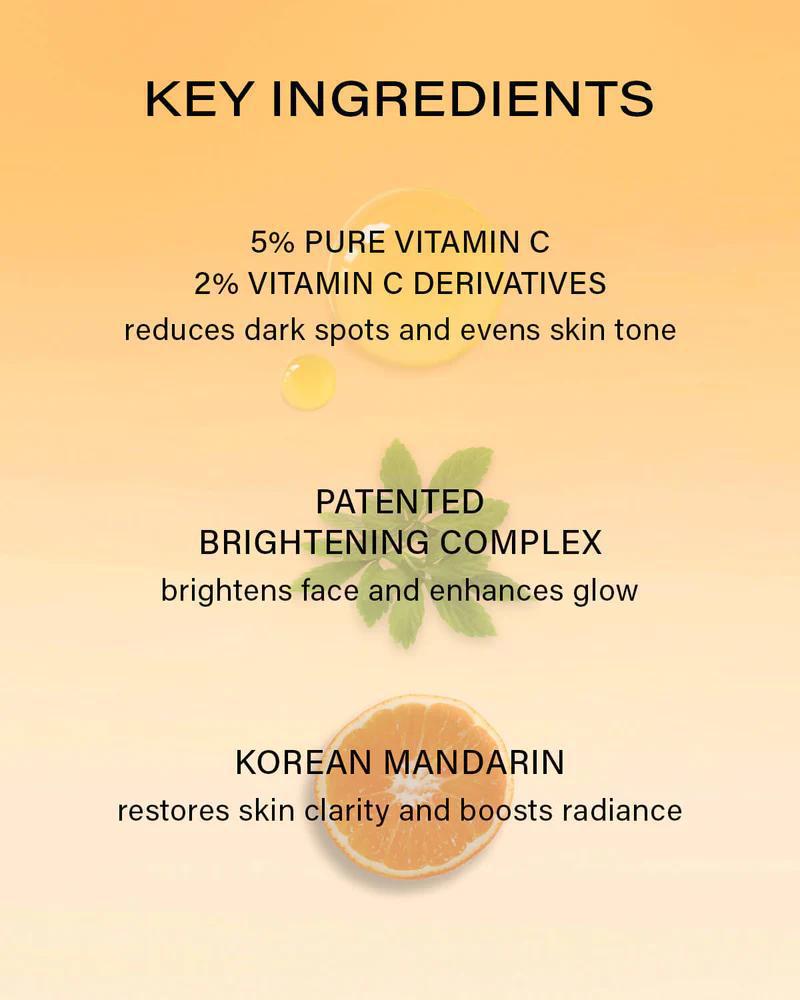 
                      
                        Melixir Mandarin Vitamin C5 Dark Spot Serum 韩国Melixir柑橘维生素C5淡斑精华 30mL
                      
                    