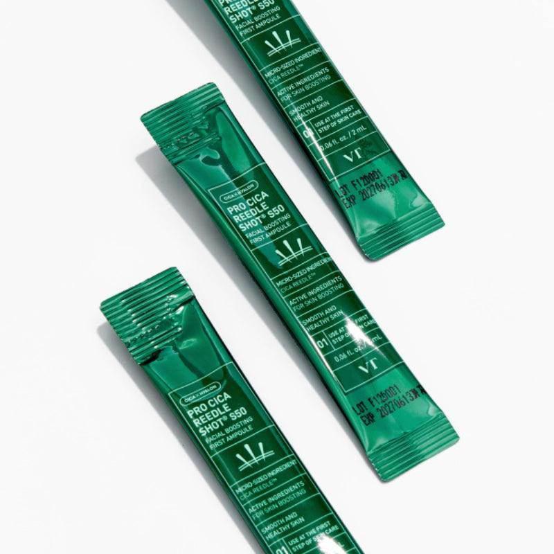
                      
                        VT COSMETICS Pro-Cica Reedle Shot S50 Facial Boosting Ampoule 薇缔面部焕活保湿精华液 2mL
                      
                    