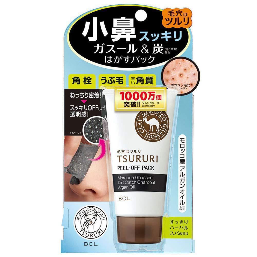 BCL Tsururi Peel Off Pack For Nose Pore 碧芯珞日本黑炭撕拉式鼻膜深层毛孔清洁面膜 55g