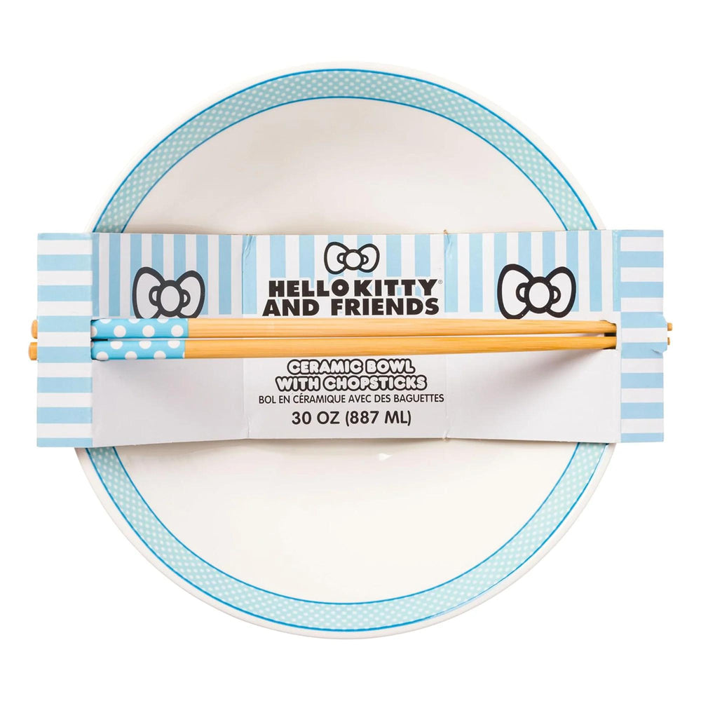 
                      
                        Hello Kitty 30oz Ceramic Ramen Bowl with Chopsticks 凯蒂猫陶瓷拉面碗和筷子套装
                      
                    