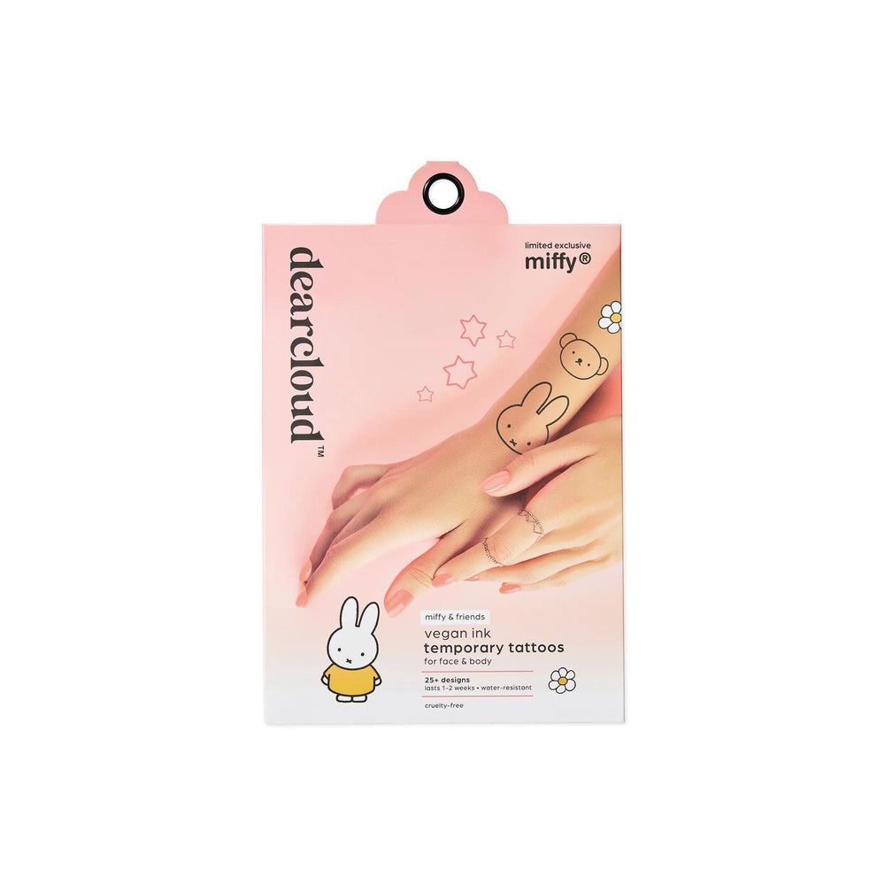 Dearcloud Miffy Face & Body Vegan Temporary Tattoos - Miffy & Friends 米菲脸部和身体临时纹身贴-米菲和朋友们