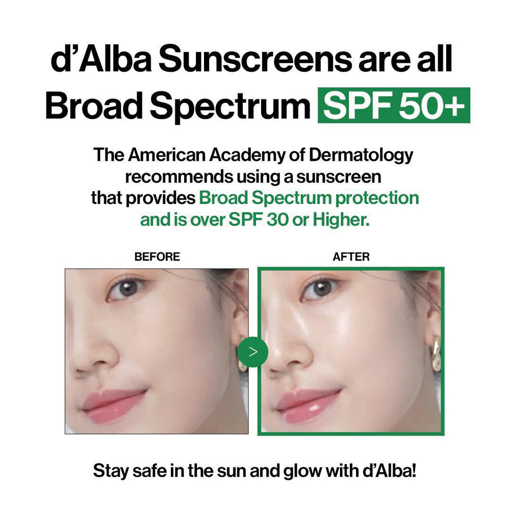 
                      
                        D'Alba Waterfull Mild Sunscreen 黛尔珀水润温和防晒霜 SPF50+ PA++++ 50mL
                      
                    
