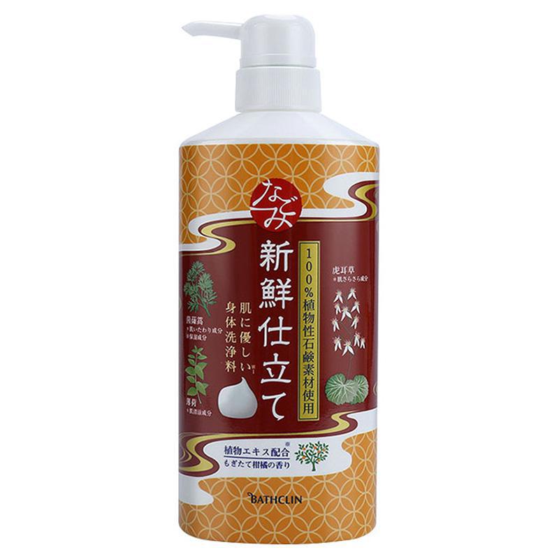 Bathclin Nagomi Body Soap Fresh 巴斯克林清新柑橘沐浴露 600mL