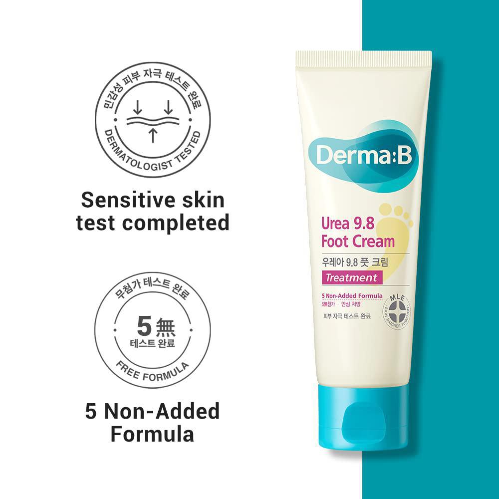 
                      
                        Derma:B Urea 9.8 Foot Cream 韩国Derma:B尿素足部保湿霜 80mL
                      
                    