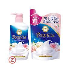Cow Bouncia Body Soap Pump Airy Bouquet 牛乳石碱超浓密泡牛奶玫瑰滋润沐浴乳