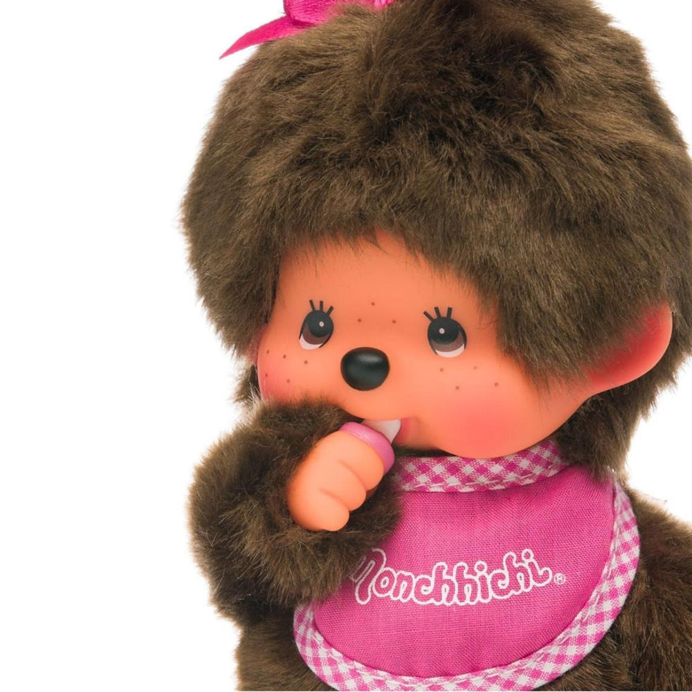 
                      
                        Monchhichi Classic Girl With A Pink Bib 蒙奇奇经典标准女孩粉色围兜毛绒玩具
                      
                    