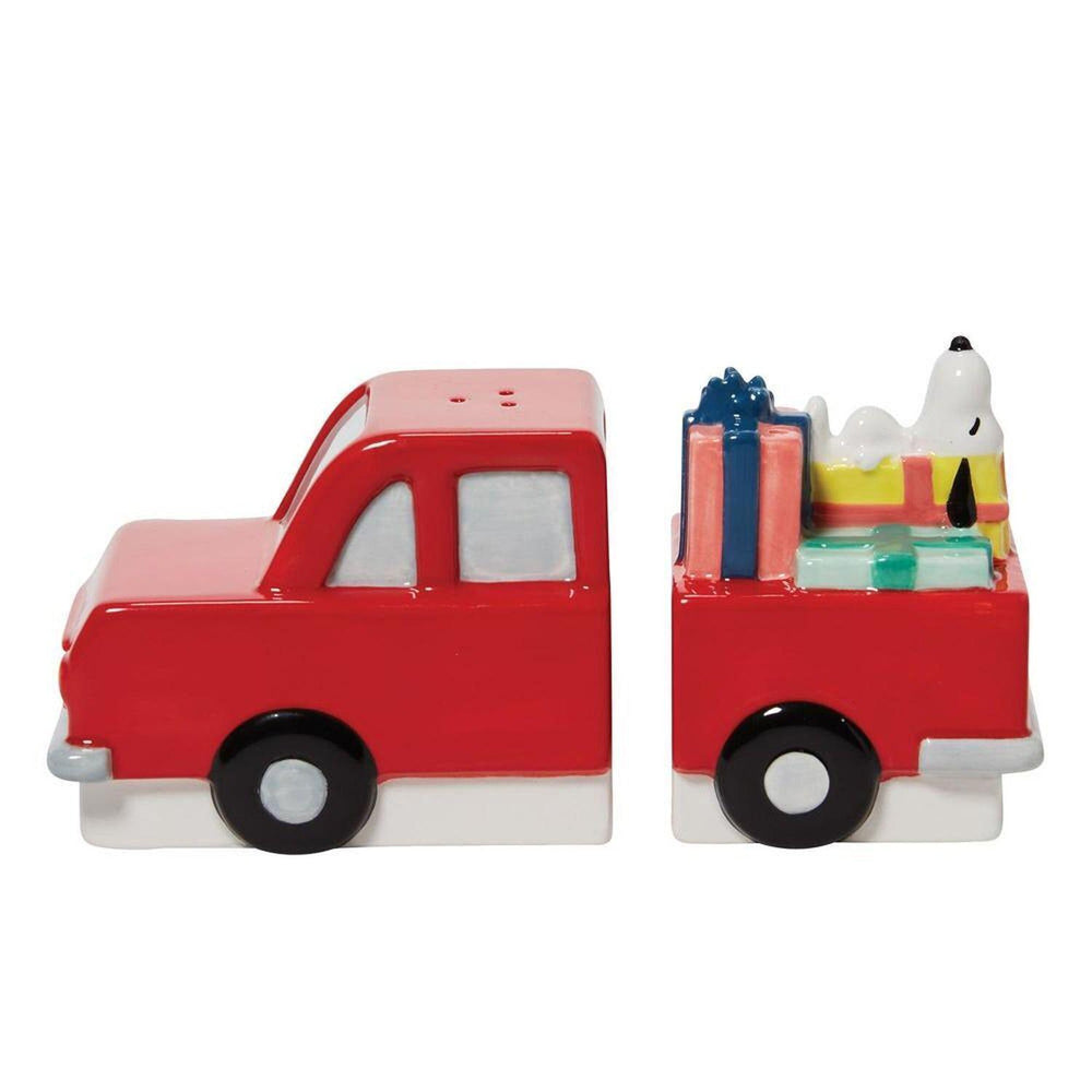 PEANUT Snoopy Red Truck Salt & Pepper Container 史努比红色卡车调味罐