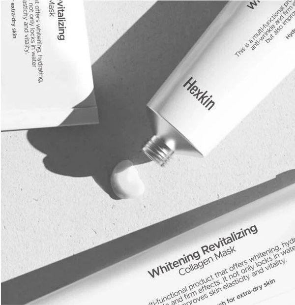 
                      
                        Hexkin Whitening Revitalizing Collagen Mask 美白活肤胶原蛋白面膜 65g
                      
                    