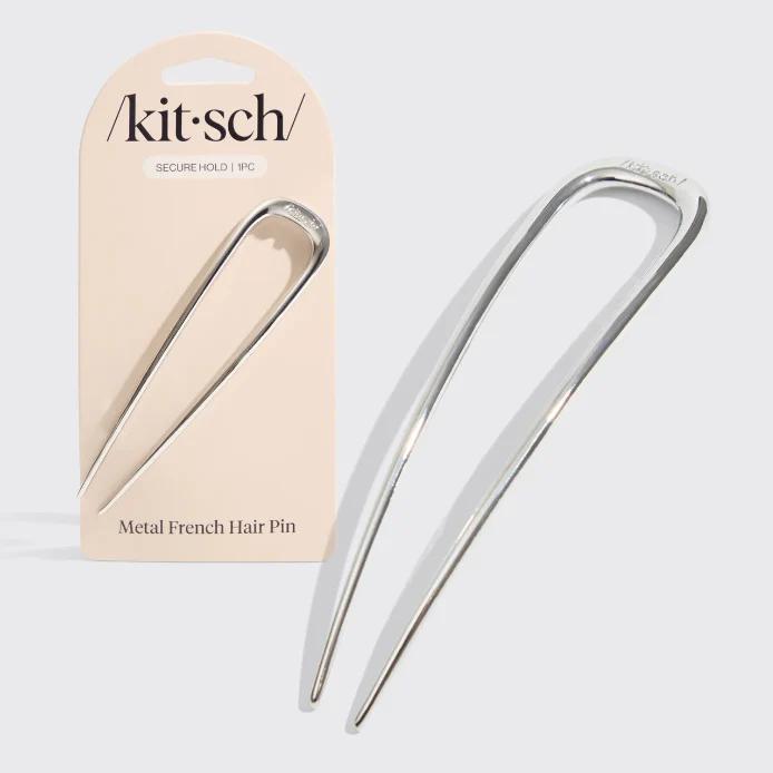 
                      
                        Kitsch French Hair Pin 金属法式盘发发夹
                      
                    