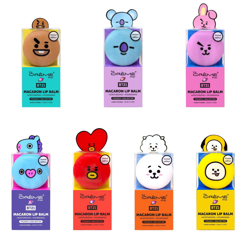 The Creme Shop BT21 Baby Macaron Lip Balm 宇宙明星马卡龙润唇膏