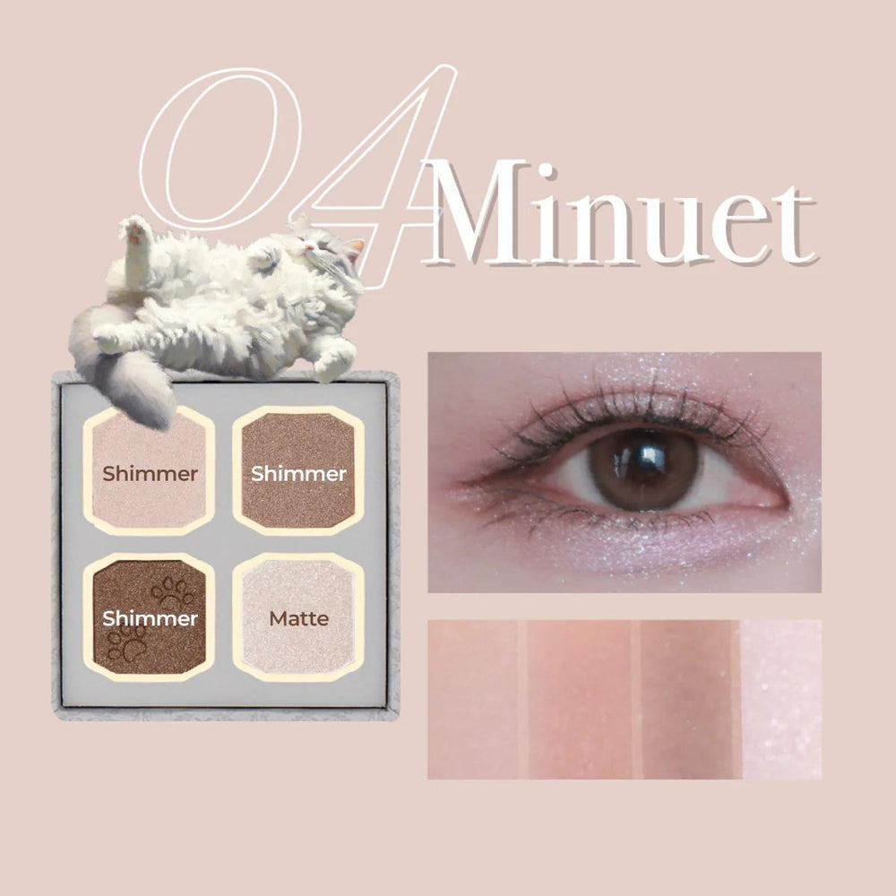 
                      
                        MilleFée My Kitty Eyeshadow palette 米勒菲我的小猫咪眼影盘 3.2g
                      
                    