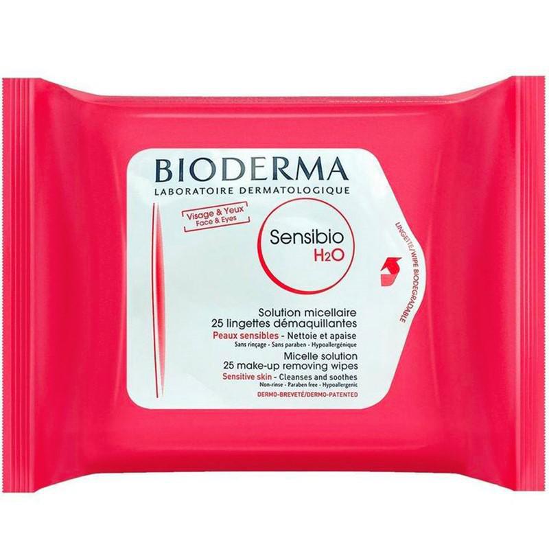 
                      
                        BIODERMA Sensibio H2O Wipes Ingredients 贝德玛粉水卸妆湿巾 25pcs
                      
                    