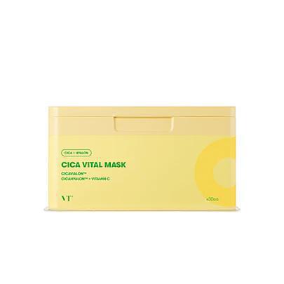 VT COSMETICS VT Cica Vital Mask 薇缔积雪草胶原蛋白维生素舒缓面膜 30ea