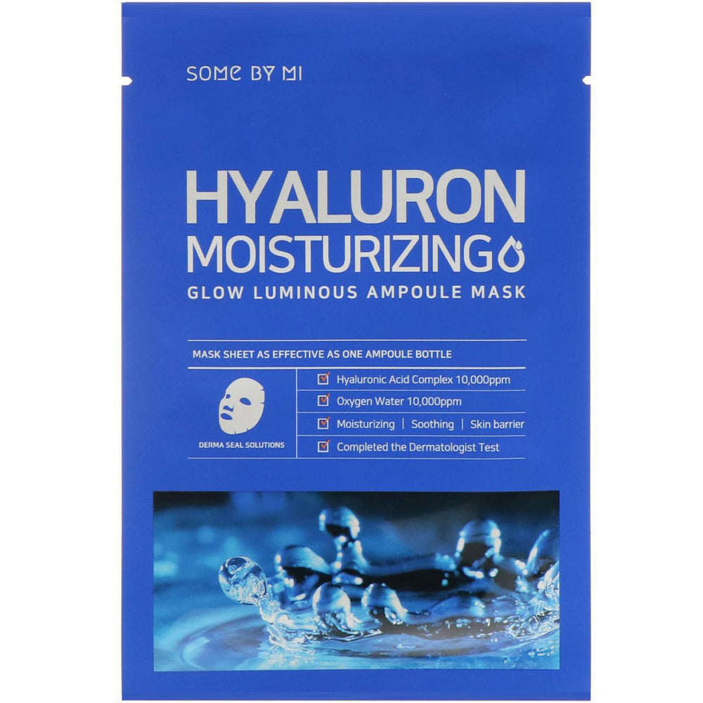 Hyaluron Moisturizing Glow Luminous Ampoule Mask 10ea