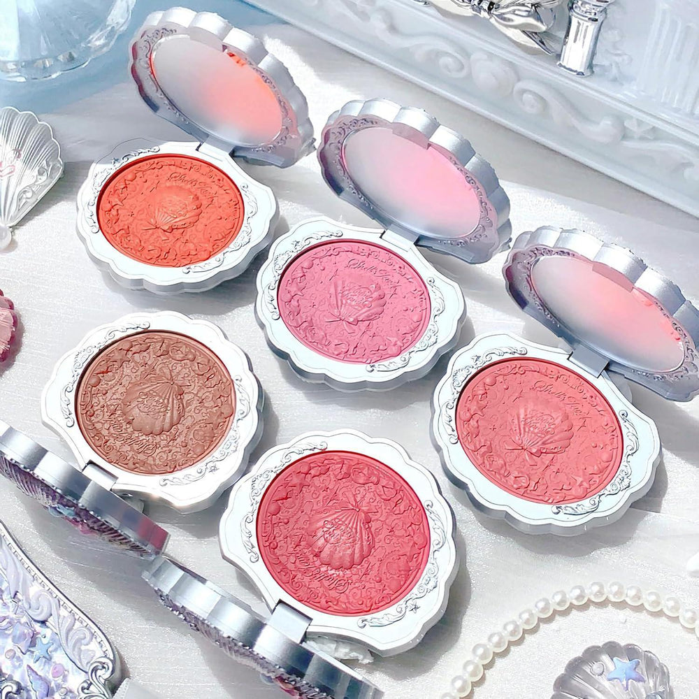 Flower Knows Shell's Jewel Silk Satin Blush 花知晓丝滑粉状腮红