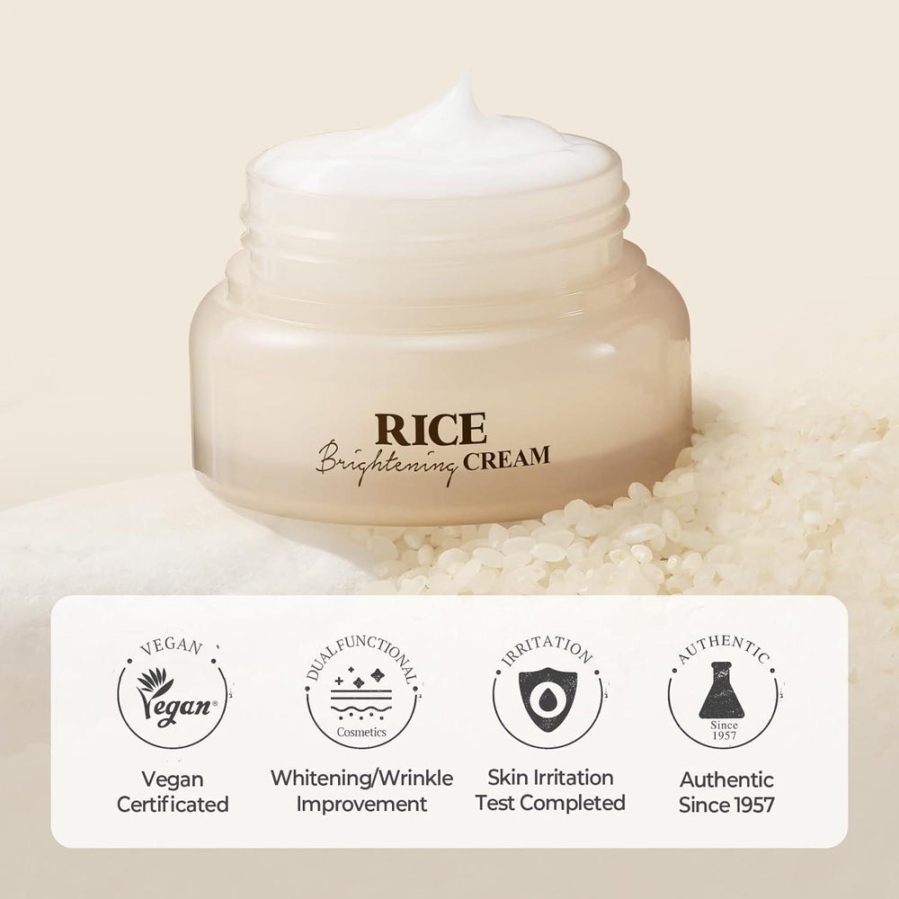 
                      
                        Skinfood Rice Brightening Cream 韩国Skinfood大米亮白保湿面霜 60mL
                      
                    