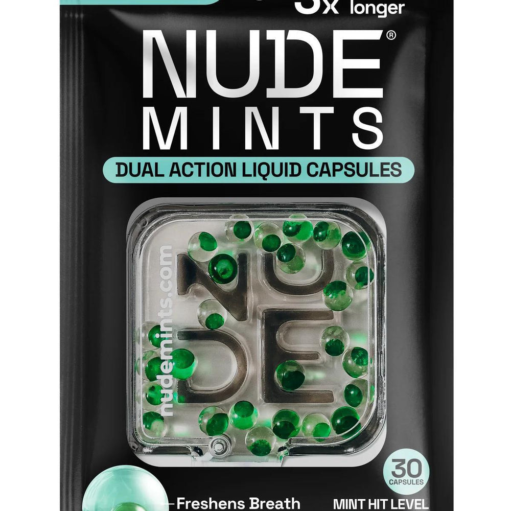 
                      
                        NUDE Mints Dual Action Liquid Mint Capsules 去除口气双效液体多种口味装薄荷糖
                      
                    