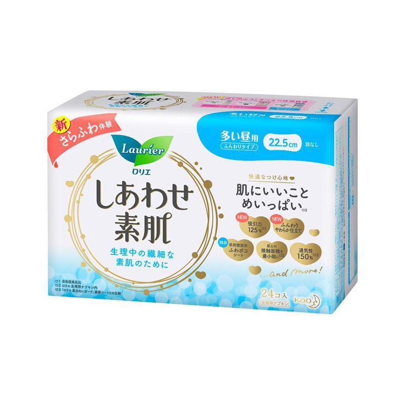 KAO LAURIER SANITARY NAPKIN REG-HEAVY NO WING 24PCS花王无翼日常多量24片