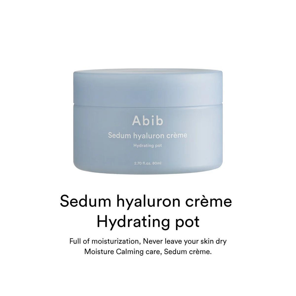 
                      
                        Abib Sedum Hyaluron Cream Hydrating Pot 阿彼芙透明质酸沁润保湿面霜 80mL
                      
                    
