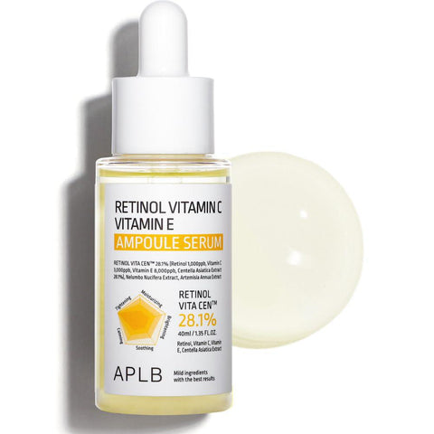 APLB Retinol Vitamin C Vitamin E Ampoule Serum 40 mL