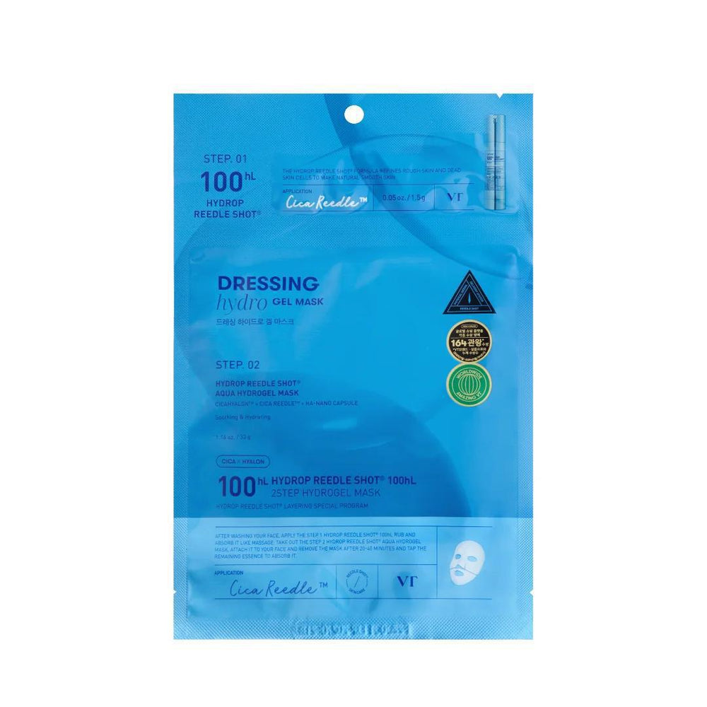 
                      
                        VT COSMETICS Hydrop Reedle Shot 100hL 2 Step Mask In Bulk 薇缔玻尿酸补水两部曲精华面膜
                      
                    