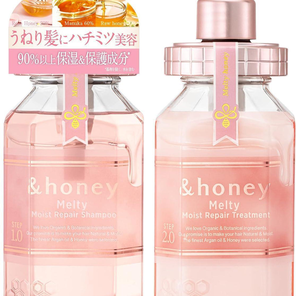 
                      
                        ViCREA &Honey Melty Moist Repair Shampoo & Treatment 日本安蒂花子蜂蜜樱花柔顺保湿洗发水&护发素
                      
                    