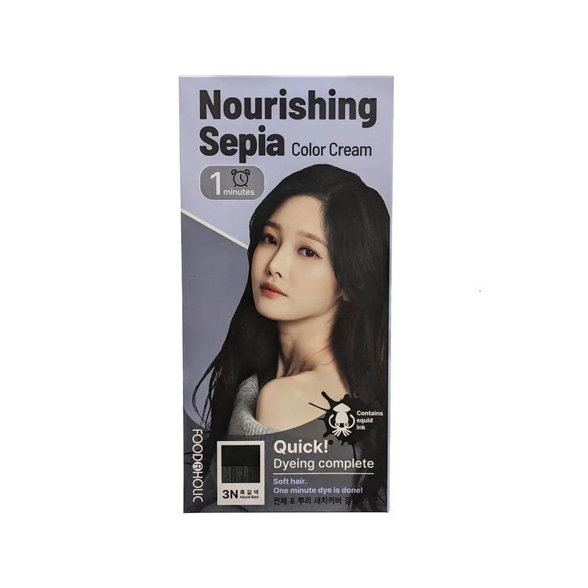 
                      
                        Foodaholic Nourishing Sepia Color Cream 1min 韩国Foodaholic一分钟染发膏 60g
                      
                    