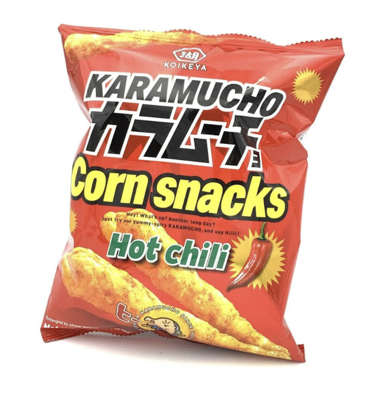 KOIKE-YA Karamucho Corn Snacks Hot Chili 湖池屋辛辣味薯条薯片 65g