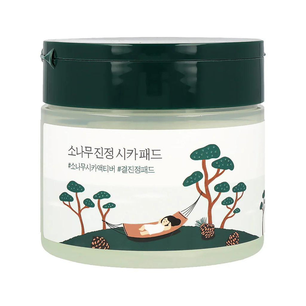 ROUND LAB Pine Calming Cica Pad 柔恩莱松木舒缓积雪草爽肤片 50pcs