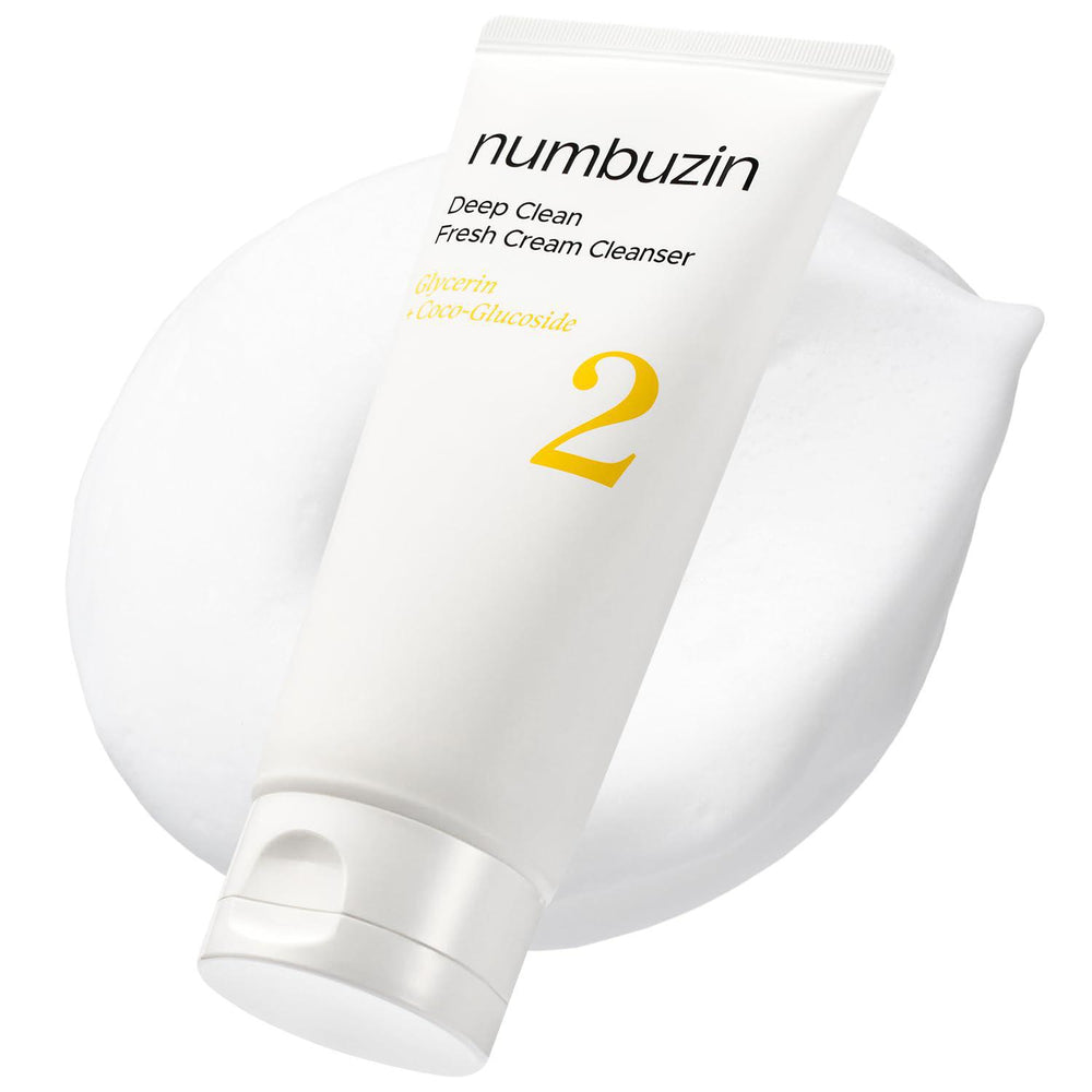 Numbuzin No.2 Deep Clean Fresh Cream Cleanser 韩国Numbuzin数字2号深层清洁洗面奶 120mL
