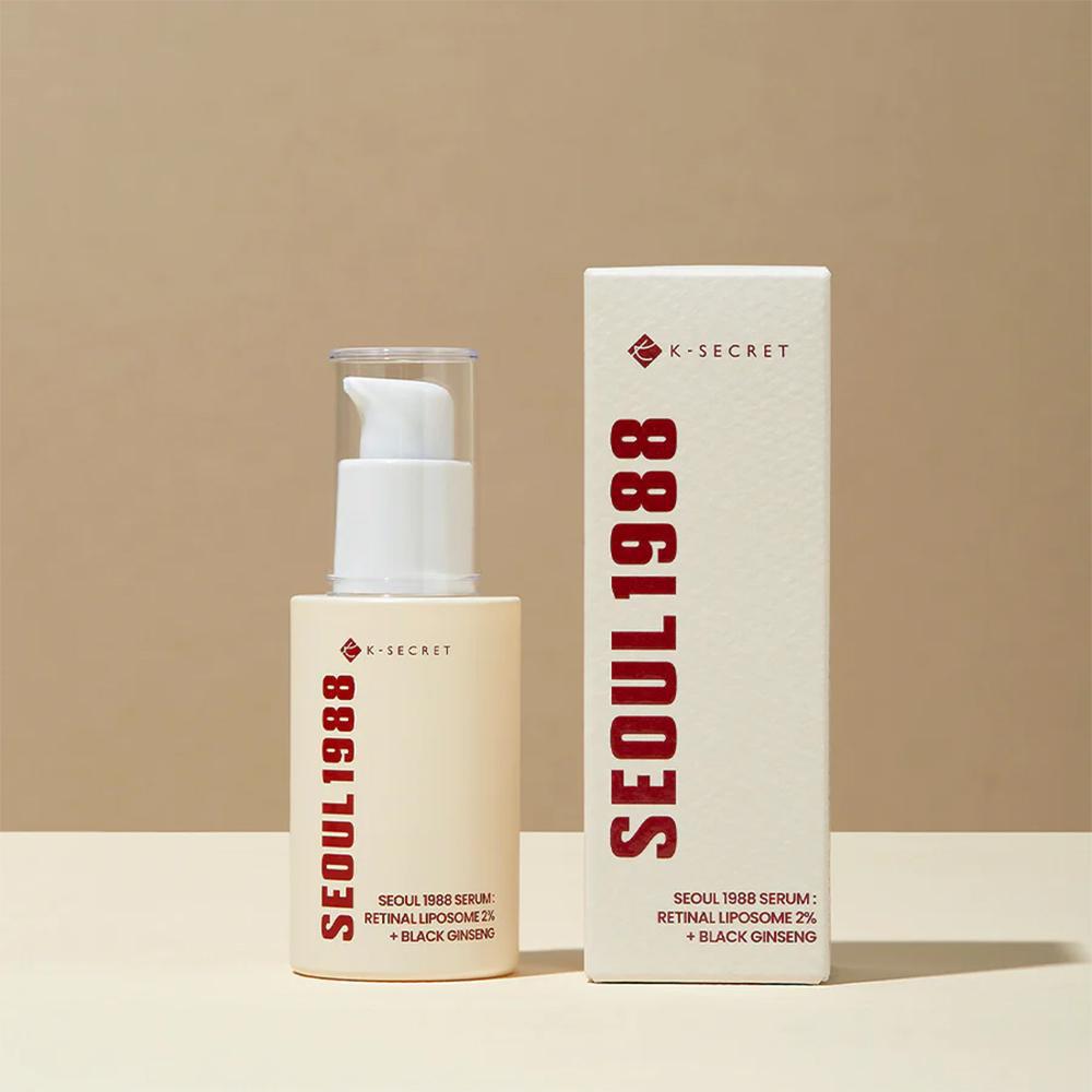 K-SECRET SEOUL 1988 Serum - Retinal Liposome 2% + Black Ginseng 韩国K-SECRET1988精华液2%视黄醇+黑参 30mL