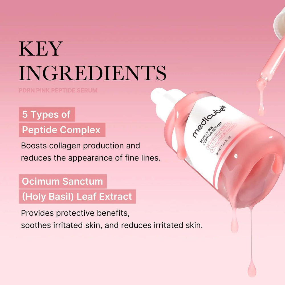 
                      
                        Medicube Salmon DNA PDRN Pink Peptide Serum 美蒂秋芙紧致水润粉色肽精华 30mL
                      
                    