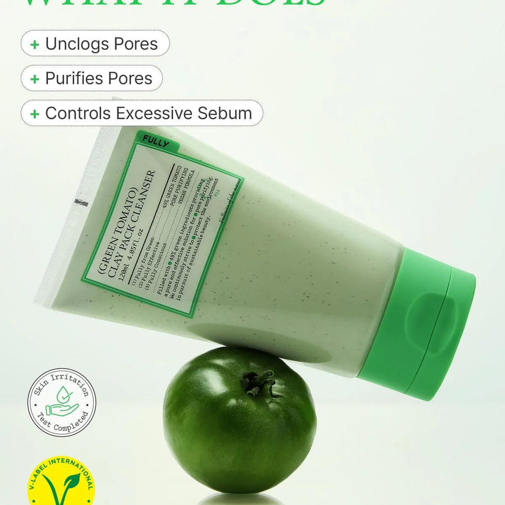 
                      
                        FULLY Green Tomato Clay Pack Cleanser 韩国FULLY青番茄粘土面膜 120mL
                      
                    