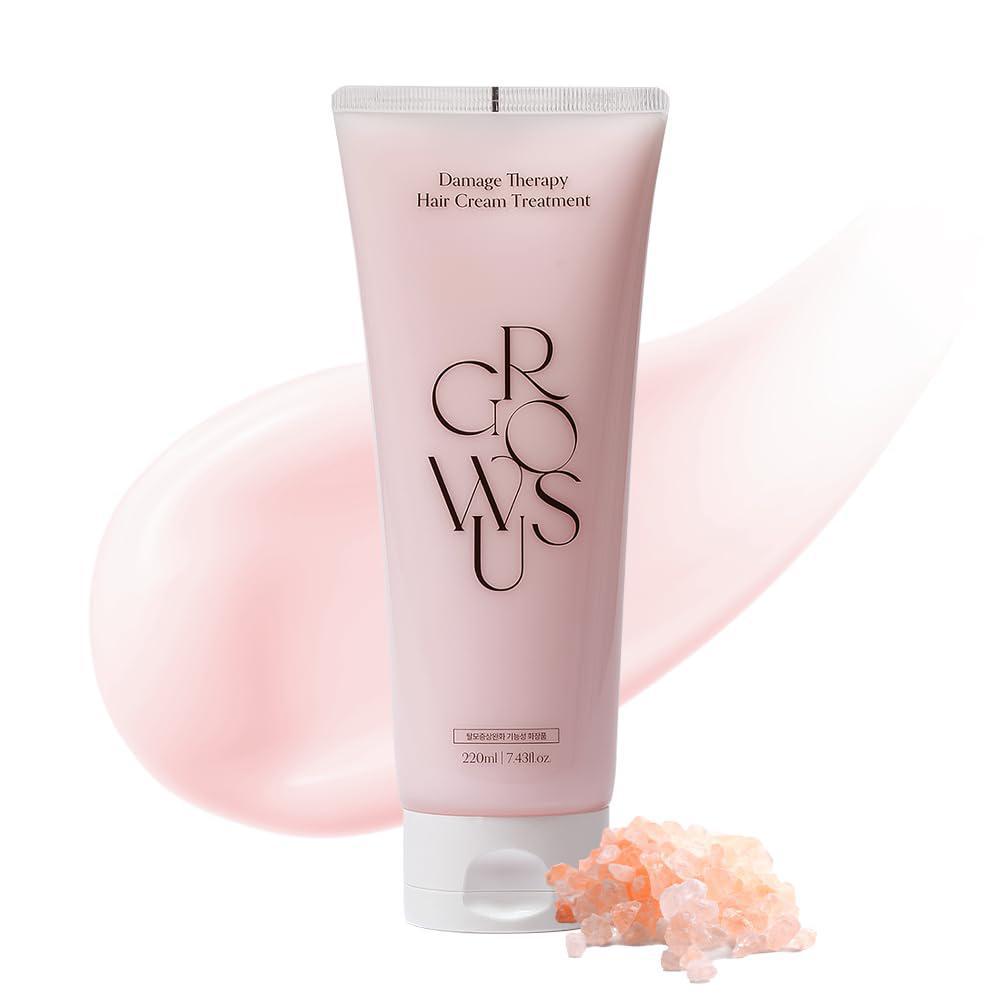 Growus Damage Therapy Cream Hair Treatment EX 韩国Growus修复损伤蛋白护发素 220mL