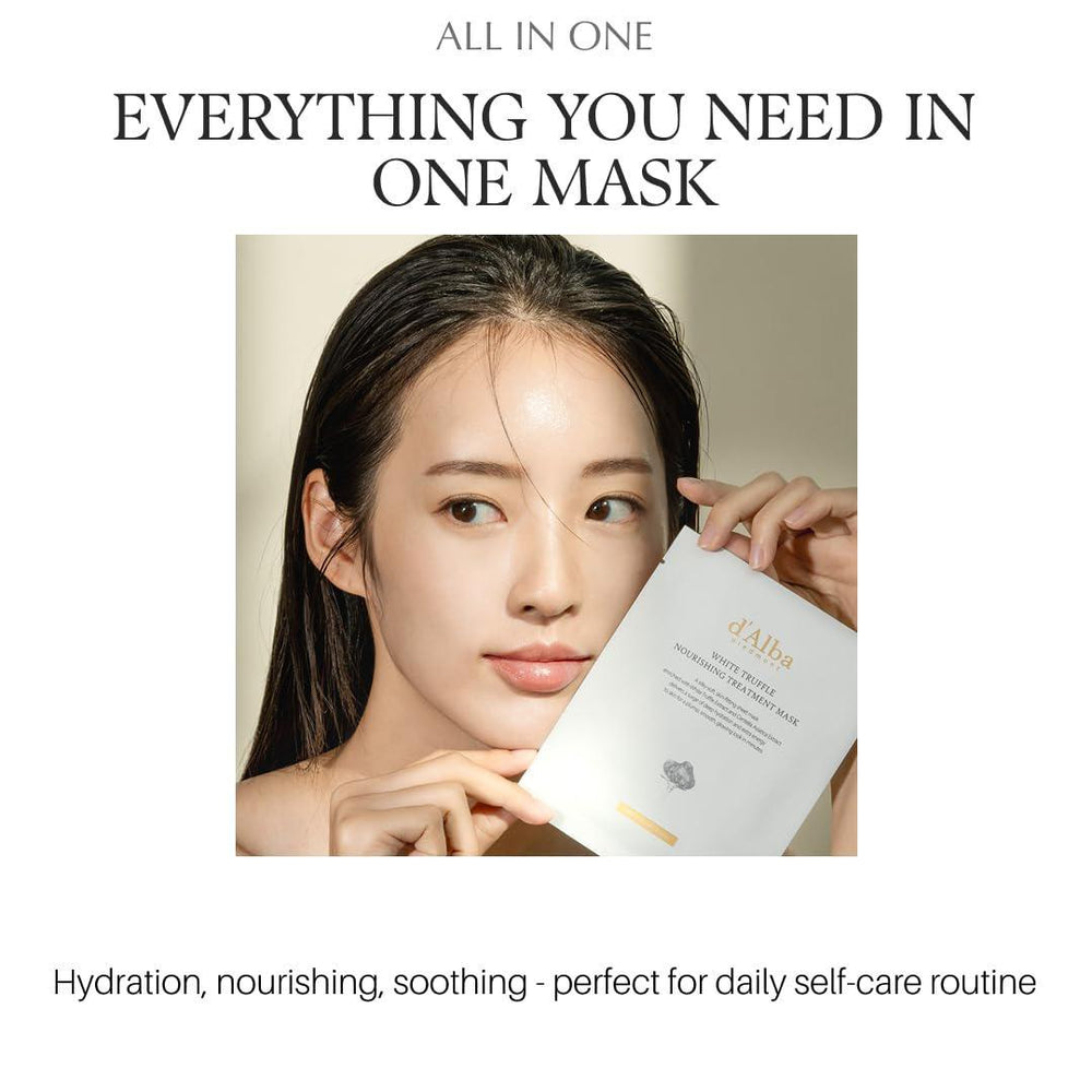 
                      
                        D'Alba White Truffle Nourishing Treatment Mask 黛尔珀白松露滋养护理面膜 5ea
                      
                    