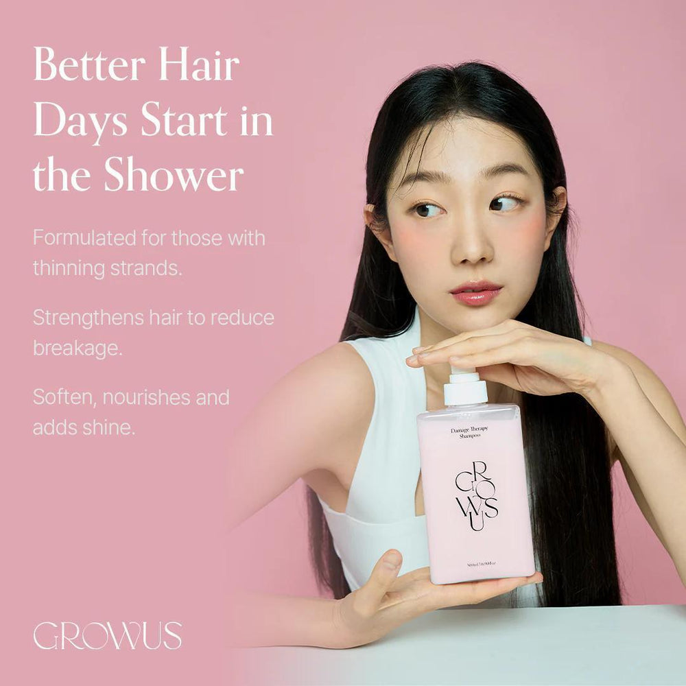
                      
                        Growus Damage Therapy Shampoo EX 韩国Growus损伤修复洗发水EX 500mL
                      
                    