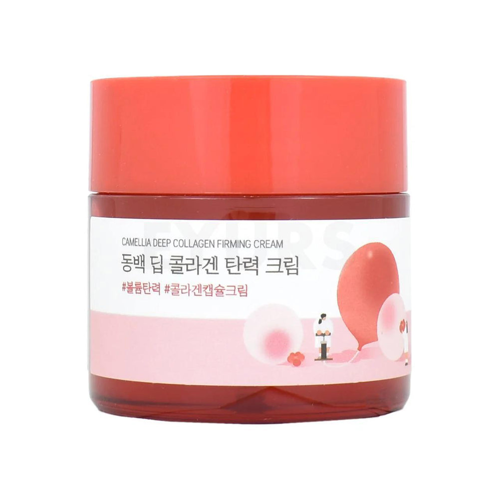 ROUND LAB Camellia Deep Collagen Firming Cream 柔恩莱山茶花深层胶原蛋白紧致面霜 50mL
