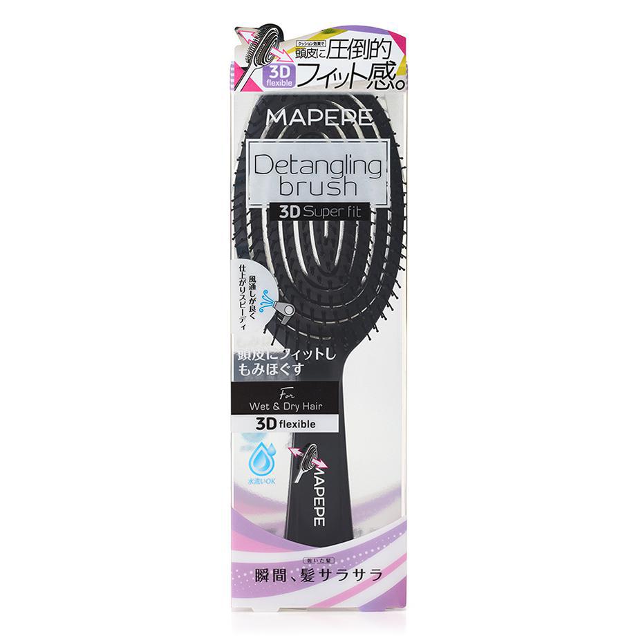 Mapepe Detangling Brush 3D Super 8 Fit - Matte Black