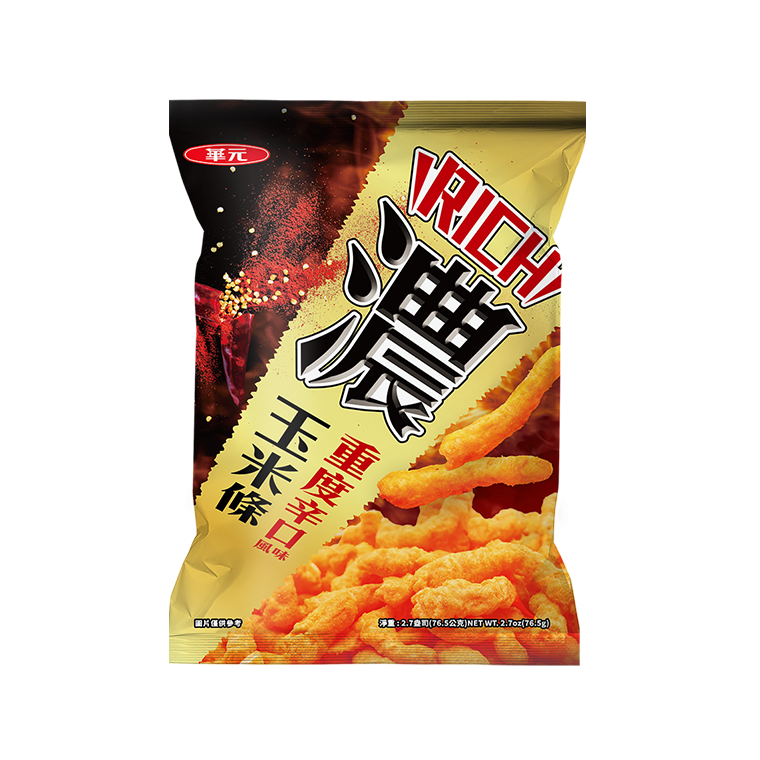 H.Y CORN CHIPS - SUPER SPICY FLAVOR 华元特辣玉米条 113g