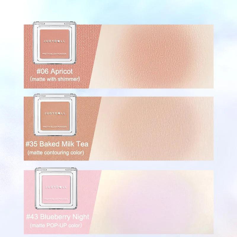 
                      
                        Judydoll Pretty Blush Soft Shimmering Matte Powder 橘朵柔和闪亮哑光粉
                      
                    