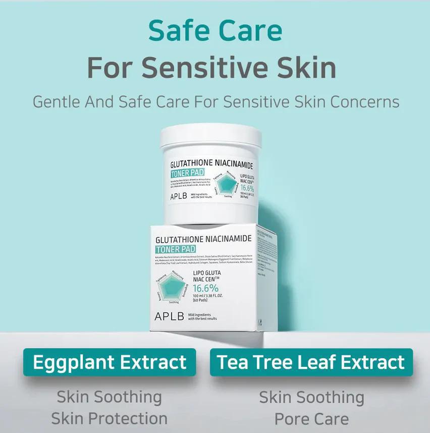 
                      
                        APLB Glutathione Niacinamide Toner Pad 韩国APLB谷胱甘肽烟酰胺爽肤片 60pads
                      
                    