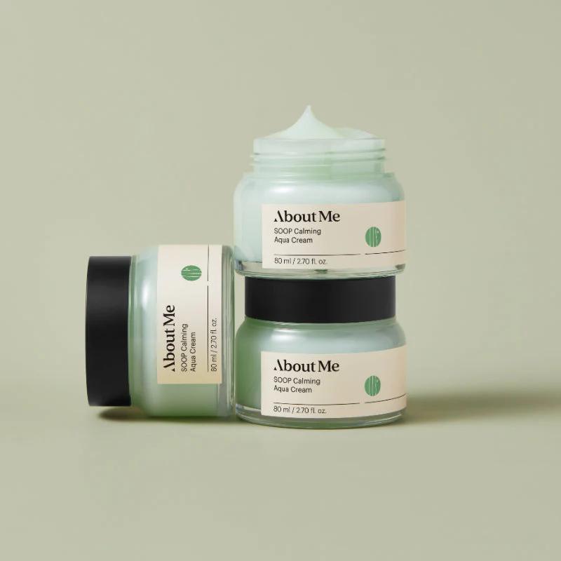 
                      
                        ABOUT ME Soop Calming Aqua Cream 关于我舒缓水润面霜 80mL
                      
                    