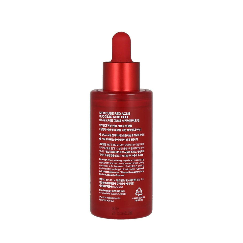 
                      
                        Medicube Red Acne Succinic Acid Peel 美蒂秋芙红色痤疮琥珀酸换肤精华 40g
                      
                    