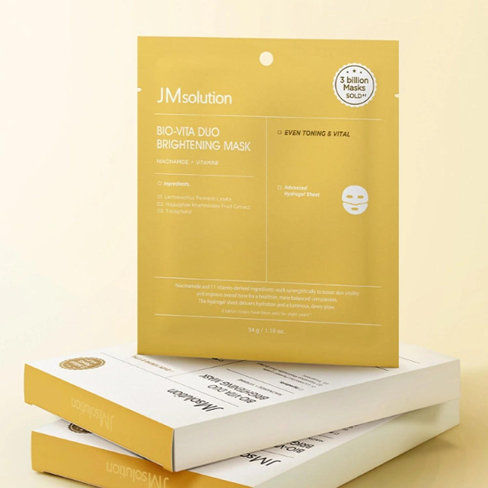 JMsolution Bio-Vita Duo Brightening Mask 肌司研水凝胶亮白面膜 4ea